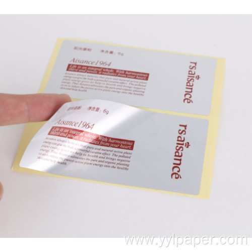 PVC Gold Foil Sticker with Self Adhesive